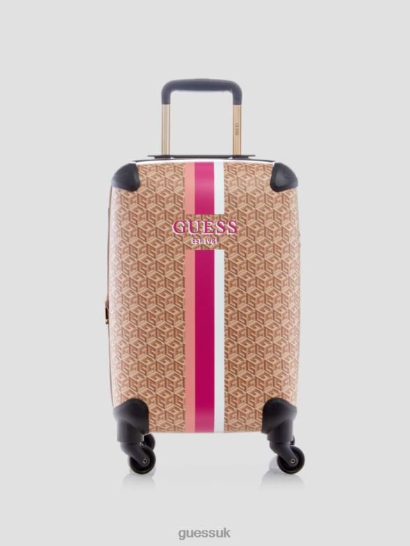 GUESS Women Wilder G Cube 4-Wheel Suitcase Topanga Wash Bags V28V63177