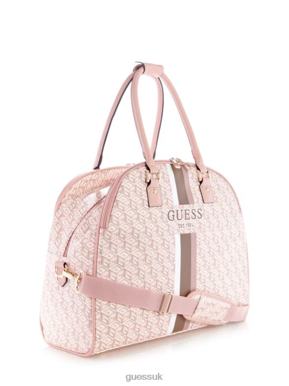 GUESS Women Wilder G Cube Deluxe Dome Bag Pearl Bags V28V63187