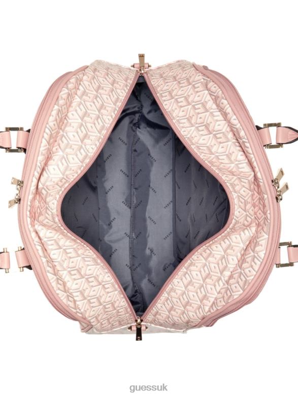 GUESS Women Wilder G Cube Deluxe Dome Bag Pearl Bags V28V63187