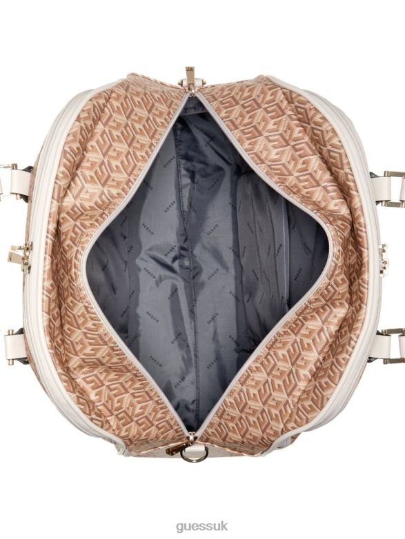 GUESS Women Wilder G Cube Deluxe Dome Bag Topanga Wash Bags V28V63175