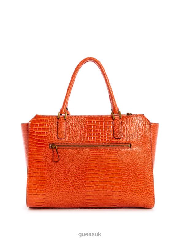GUESS Women Raffie Carryall Orange Bags V28V63320