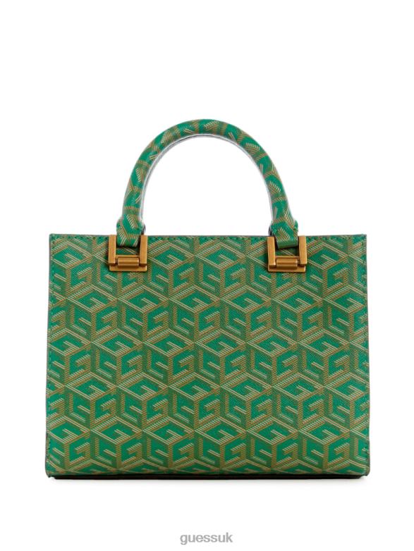 GUESS Women Atene Mini Satchel Forest Logo Bags V28V63300