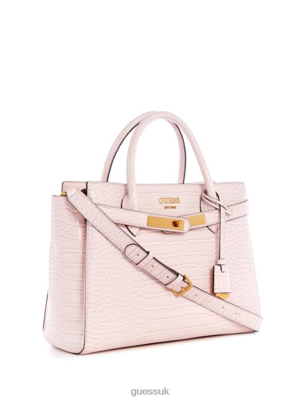 GUESS Women Enisa High Society Satchel Bleu/Palermo Wash Bags V28V62908