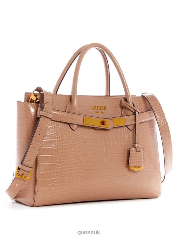 GUESS Women Enisa High Society Satchel Camo Bags V28V63284