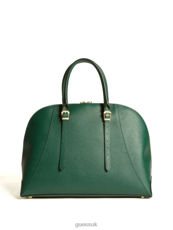 GUESS Women Lady Luxe Dome Satchel Bark Bags V28V63283