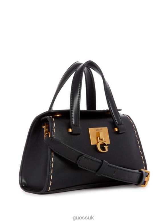 GUESS Women Stephi Mini Satchel Black Bags V28V63290