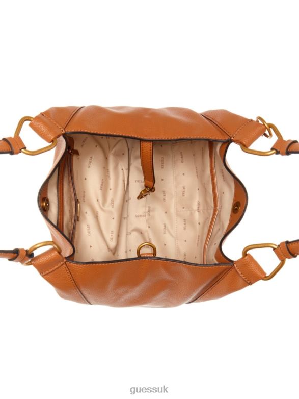 GUESS Women Becci Carryall Cognac Bags V28V63031