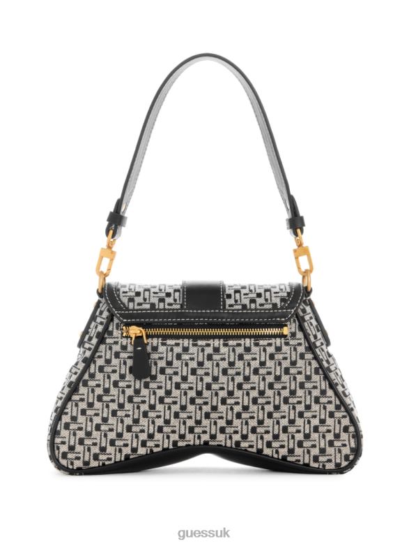 GUESS Women Belle Vintage Fold-Over Shoulder Bag Blossom Bags V28V62846