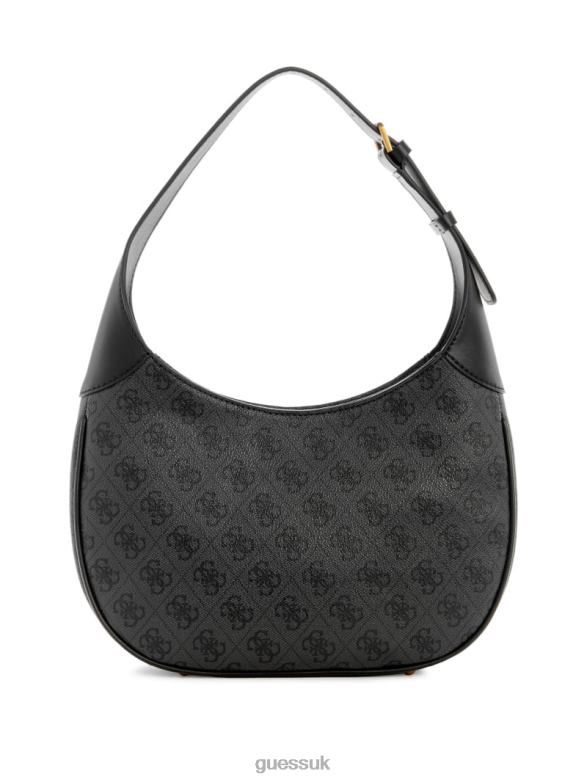 GUESS Women Izzy Quattro G Hobo Bag Cloud Wash Bags V28V63015