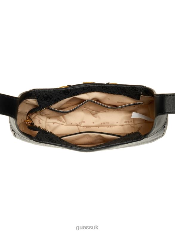 GUESS Women Izzy Quattro G Hobo Bag Cloud Wash Bags V28V63015