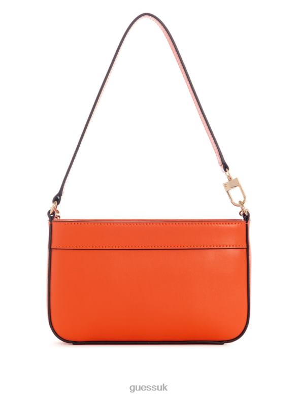 GUESS Women Katey Mini Shoulder Bag Orange Bags V28V63056