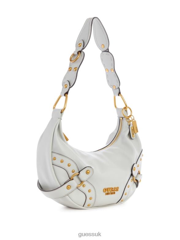 GUESS Women Natalya Hobo White Bags V28V63023