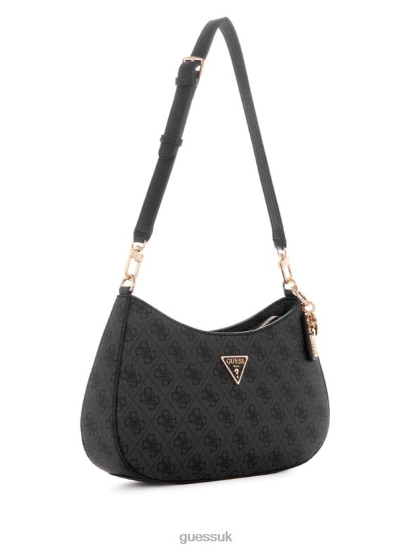GUESS Women Noelle Quattro G Shoulder Bag Cloud Wash Bags V28V63037