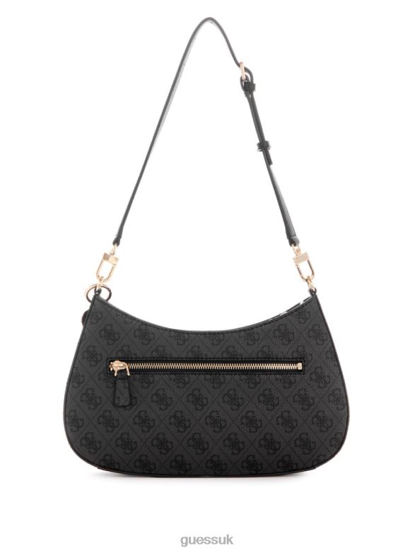 GUESS Women Noelle Quattro G Shoulder Bag Cloud Wash Bags V28V63037
