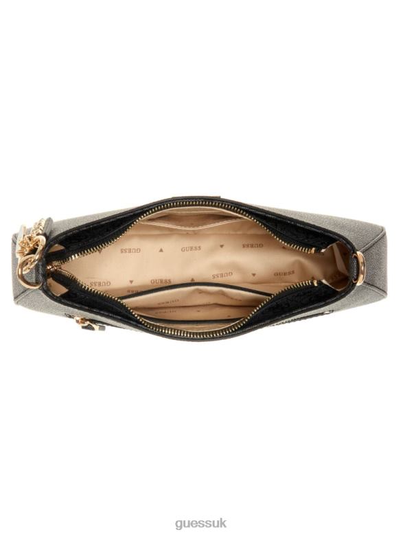 GUESS Women Noelle Quattro G Shoulder Bag Cloud Wash Bags V28V63037