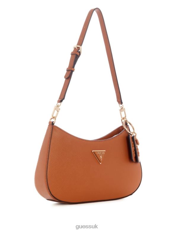 GUESS Women Noelle Shoulder Bag Light Cognac Bags V28V63051