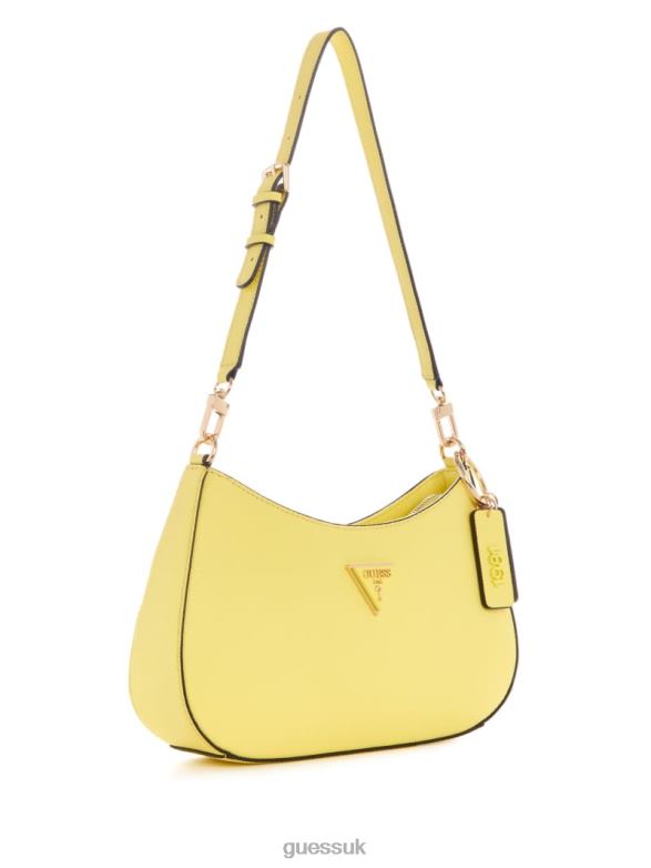 GUESS Women Noelle Shoulder Bag Yellow Bags V28V63052