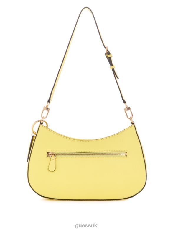 GUESS Women Noelle Shoulder Bag Yellow Bags V28V63052