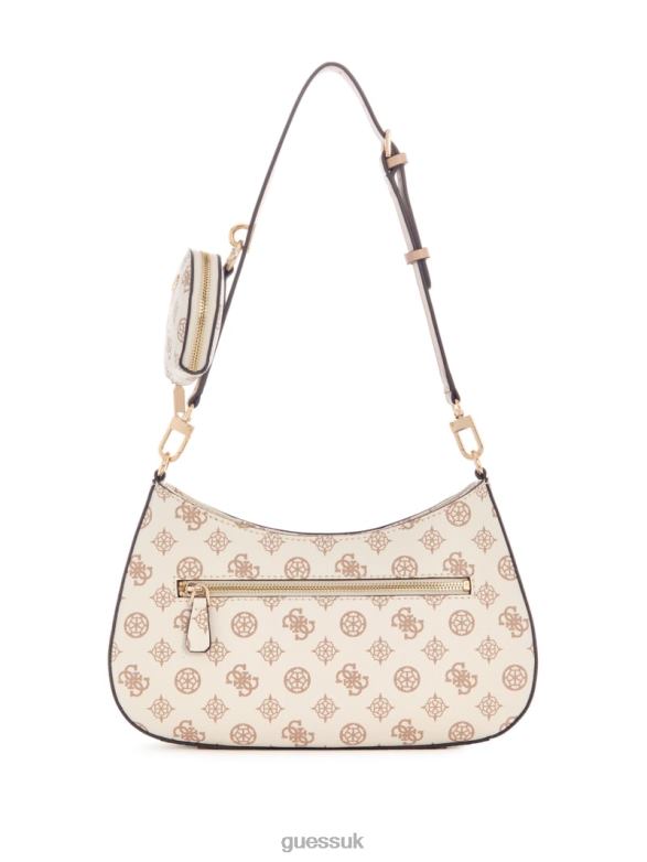 GUESS Women Panda Graffiti Art Shoulder Bag Charger Wash Bags V28V63055