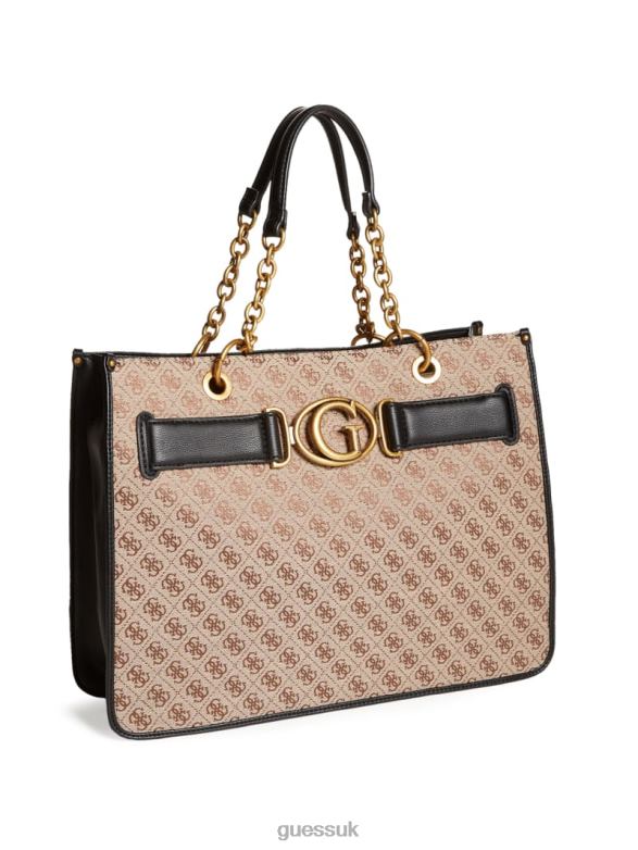 GUESS Women Aviana Tote Black Bags V28V63120