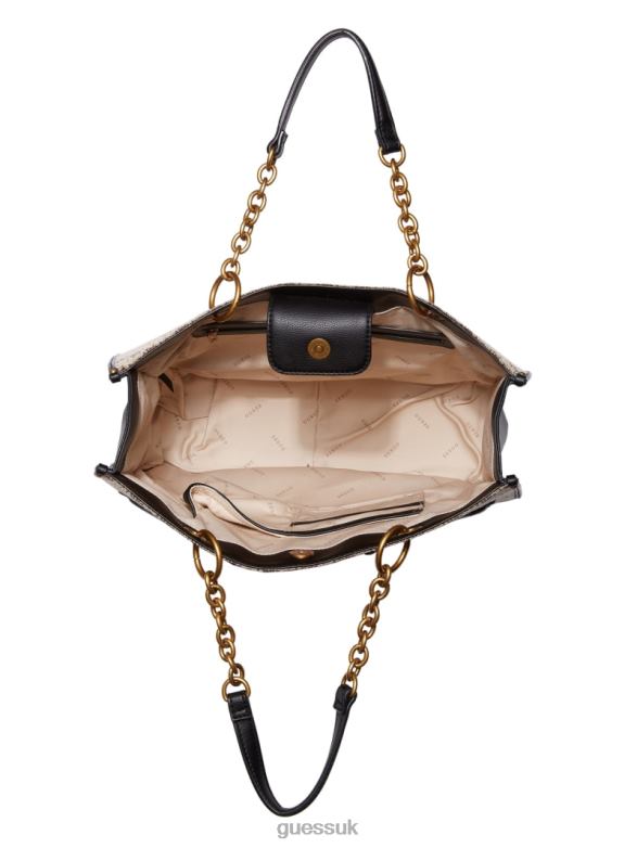 GUESS Women Aviana Tote Black Bags V28V63120