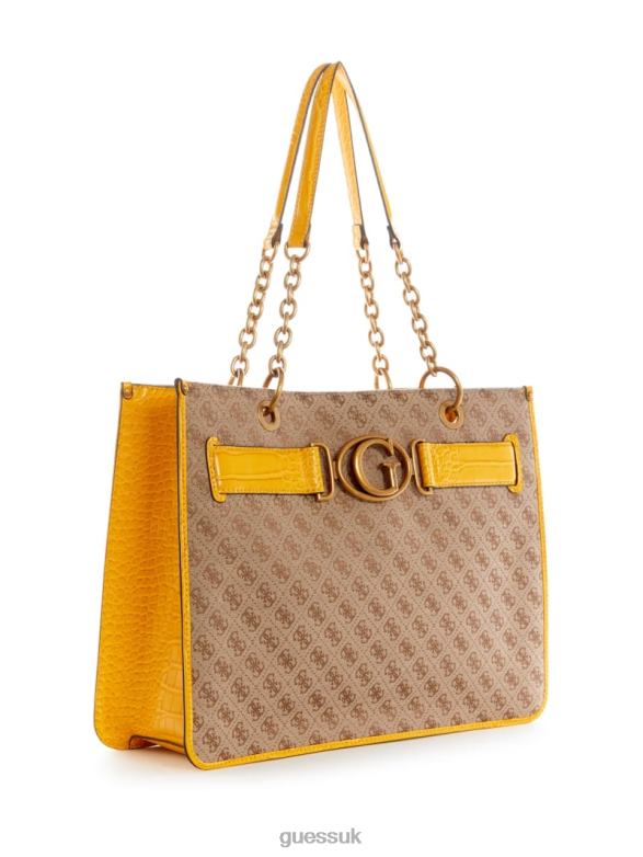 GUESS Women Aviana Tote Laredo Light Wash Bags V28V63117