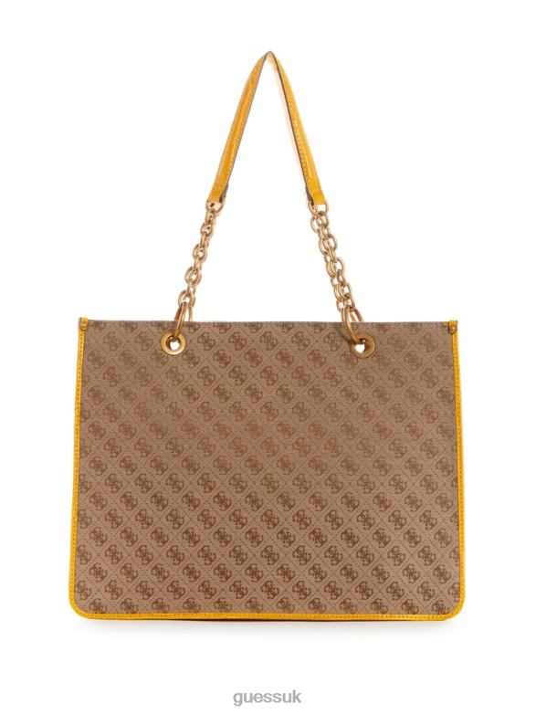 GUESS Women Aviana Tote Laredo Light Wash Bags V28V63117