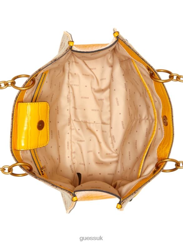 GUESS Women Aviana Tote Laredo Light Wash Bags V28V63117