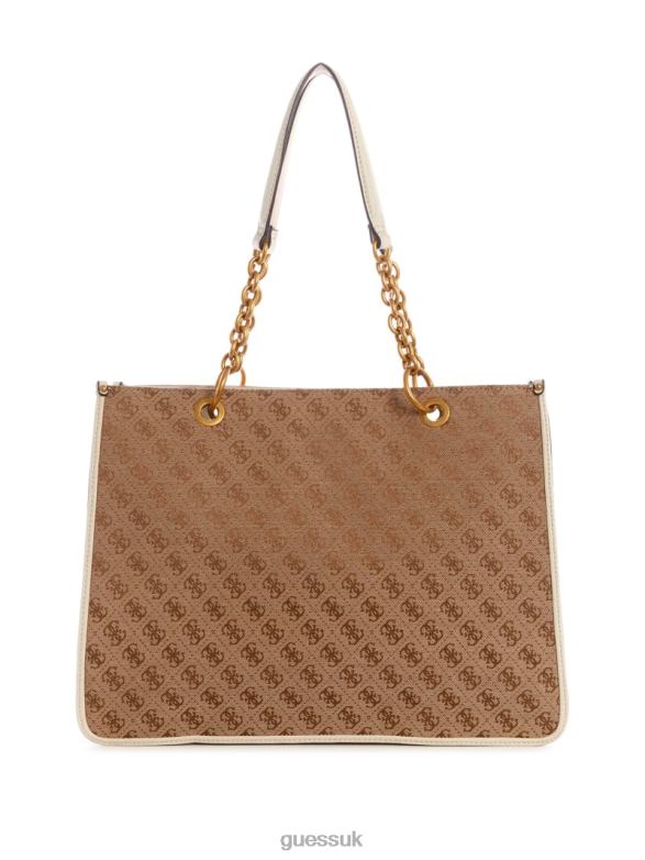 GUESS Women Aviana Tote Light Sandblast Bags V28V63091