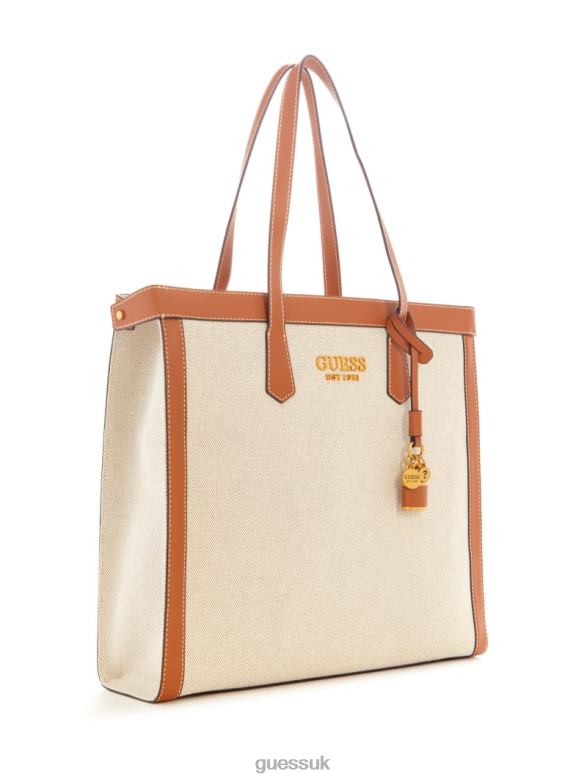 GUESS Women Jovie Tote Cognac Bags V28V63094