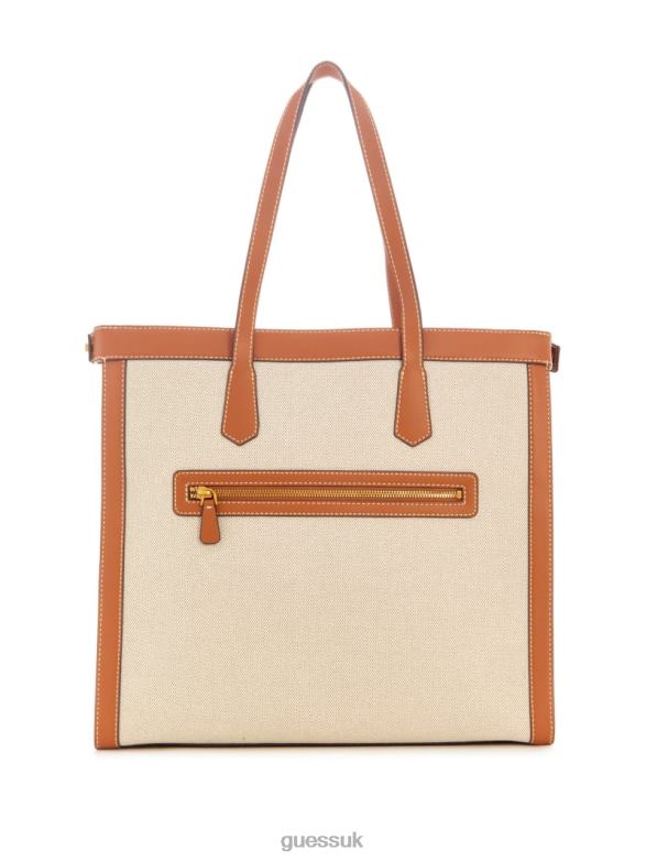 GUESS Women Jovie Tote Cognac Bags V28V63094