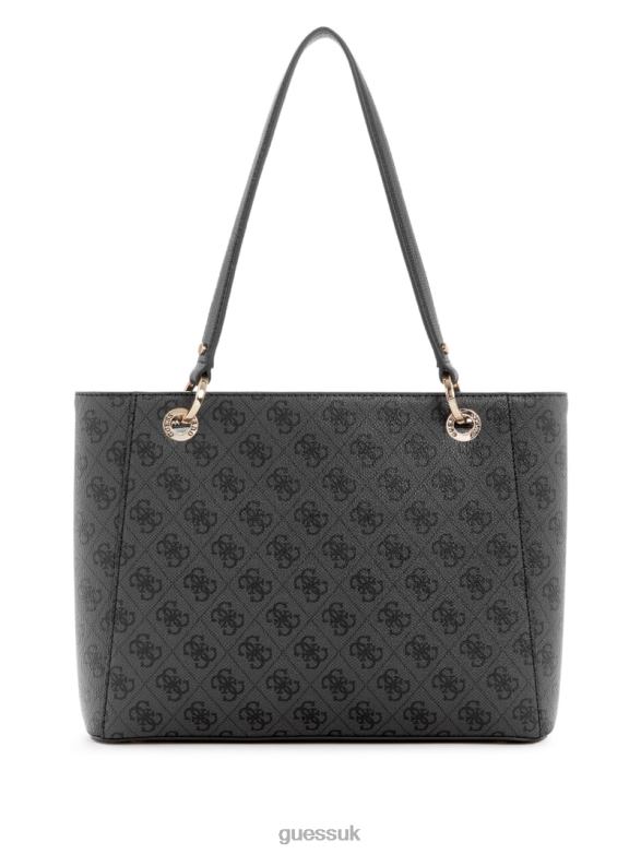 GUESS Women Noelle Quattro G Small Noel Tote Cloud Wash Bags V28V63075