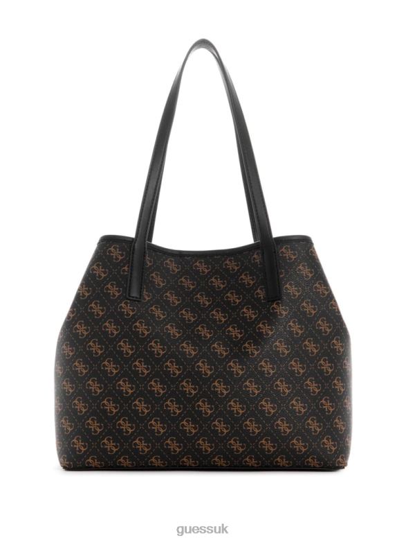 GUESS Women Queen Quattro G Logo Tote Bleu/La Bamba Wash Bags V28V63106