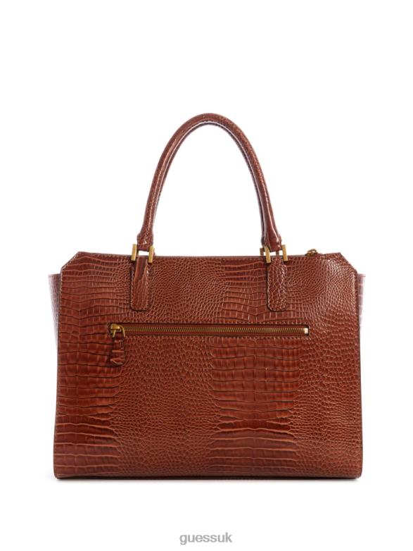 GUESS Women Raffie Carryall Cognac Bags V28V63105