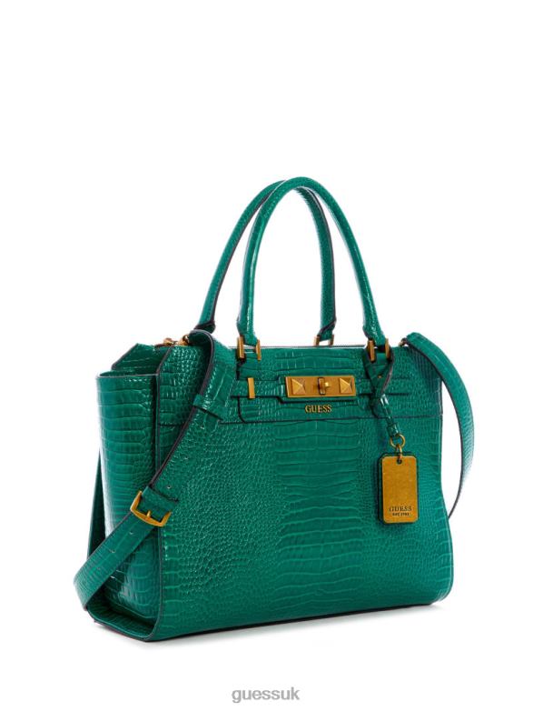 GUESS Women Raffie Carryall Green Bags V28V63321