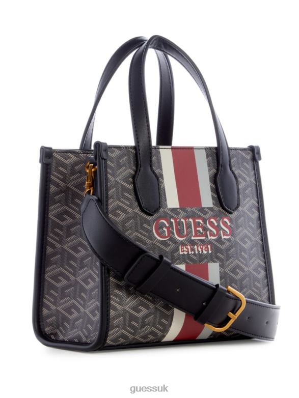 GUESS Women Silvana Mini Totes Chief Green Bags V28V62788