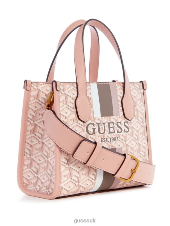 GUESS Women Silvana Mini Totes Pearl Bags V28V62776