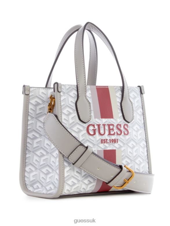 GUESS Women Silvana Mini Totes Steel Bags V28V62907
