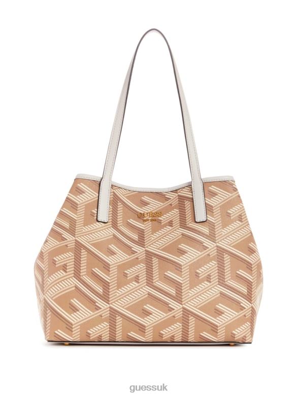 GUESS Women Vikky G Cube Tote Topanga Wash Bags V28V63067