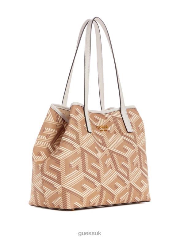 GUESS Women Vikky G Cube Tote Topanga Wash Bags V28V63067