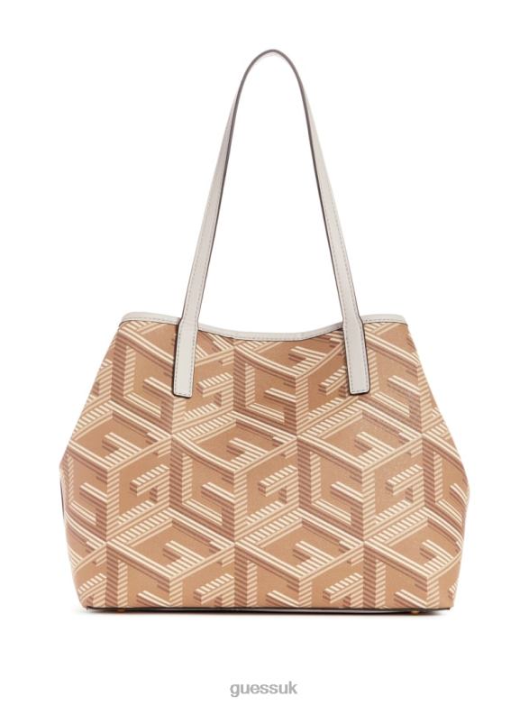GUESS Women Vikky G Cube Tote Topanga Wash Bags V28V63067