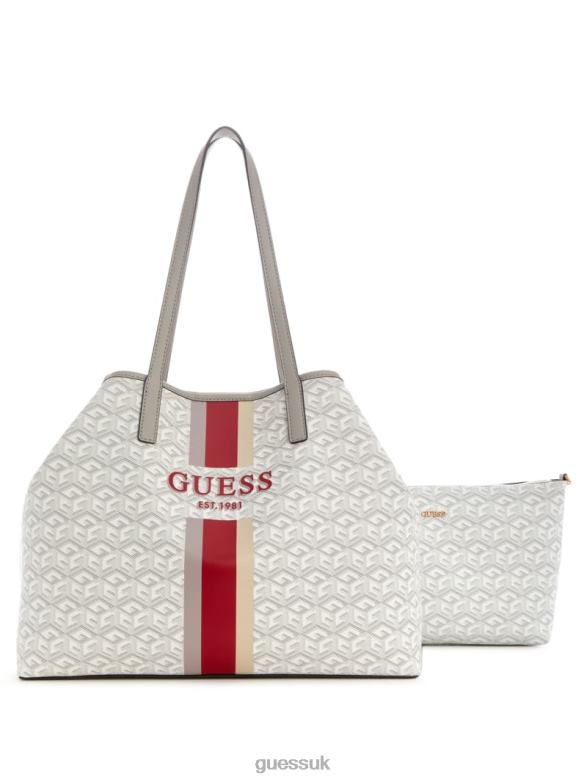 GUESS Women Vikky Large Tote Steel Bags V28V63069