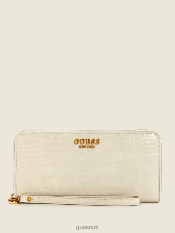 GUESS Women Laurel Large Zip-Around Wallet Brun/Egyptian Brown Bags V28V63157
