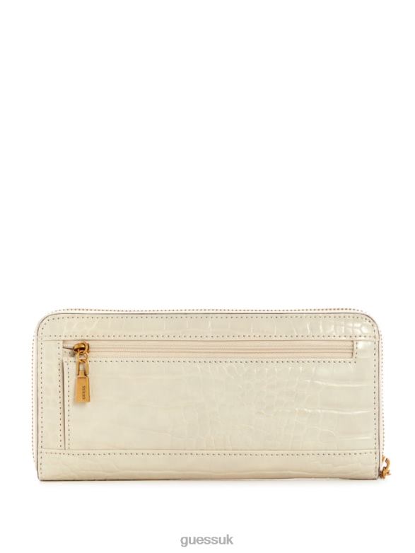 GUESS Women Laurel Large Zip-Around Wallet Brun/Egyptian Brown Bags V28V63157