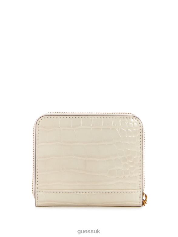 GUESS Women Laurel Small Zip-Around Wallet Brun/Egyptian Brown Bags V28V63156