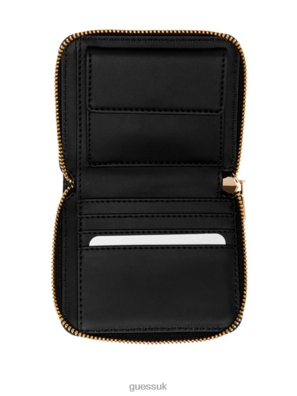 GUESS Women Laurel Small Zip-Around Wallet Cloud Wash Bags V28V63146