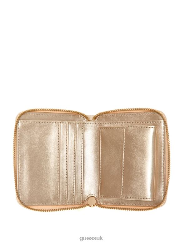 GUESS Women Laurel Small Zip-Around Wallet Cognac Bags V28V63161