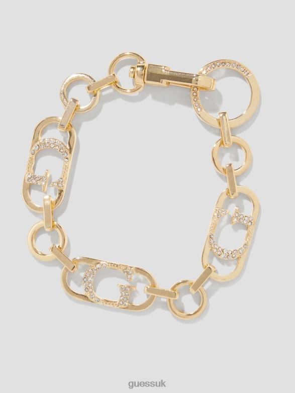 GUESS Women G Logo Link Bracelet Gold Accessory V28V63873