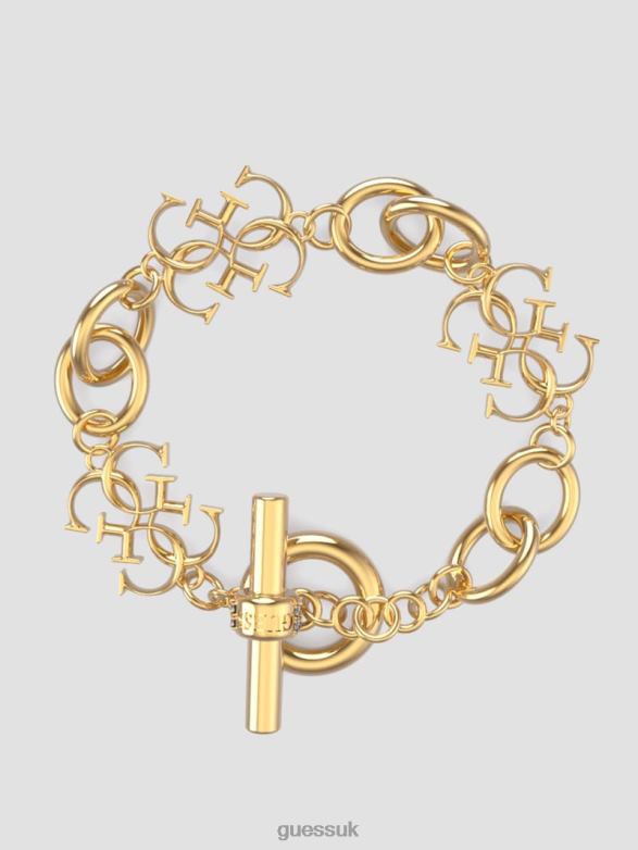 GUESS Women Quattro G Bracelet Yellow Gold Accessory V28V63901
