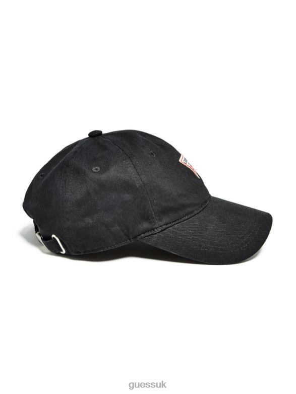GUESS Women Logo Baseball Hat Black Accessory V28V63799